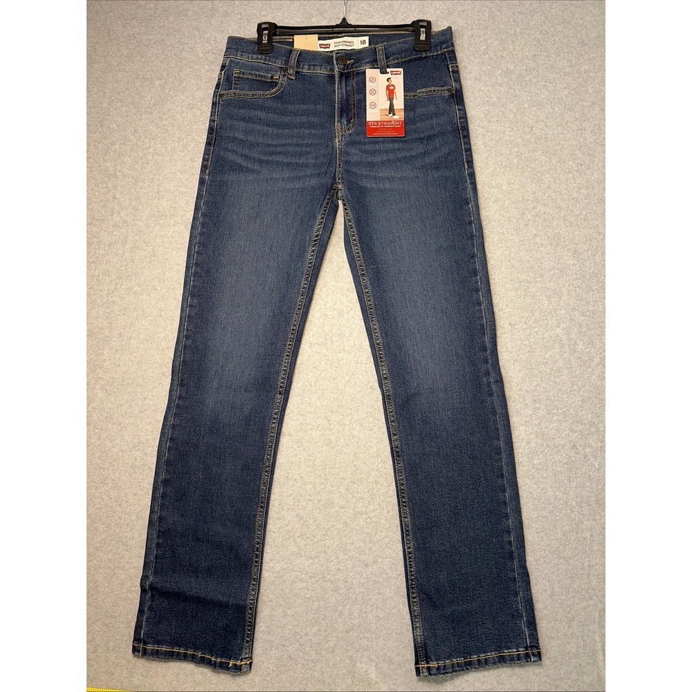 Levi's 514 Straight Fit Jeans Stretch - Kids Size 18 Reg 29x31